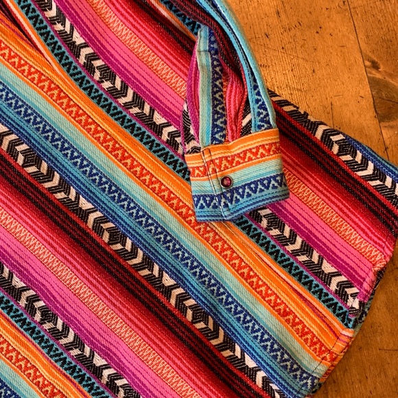 Crazy Train Multicolor Striped Snap Close Western Shirt - Picture 15 of 16